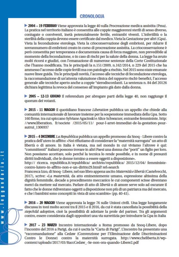 Leggendaria 123 | supplemento su maternità e GPA