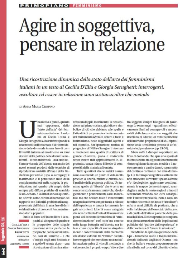 Leggendaria 124 | Anna Maria Crispino