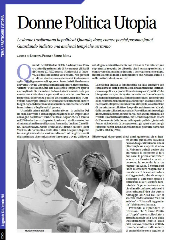 Leggendaria 131 - Donne Politica Utopia