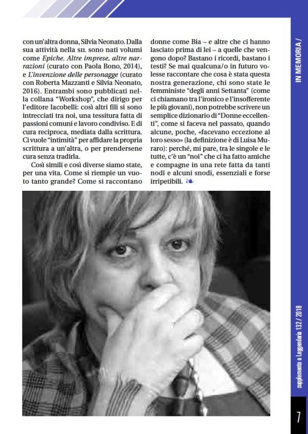 Leggendaria - Anna Maria Crispino per Bia Sarasini