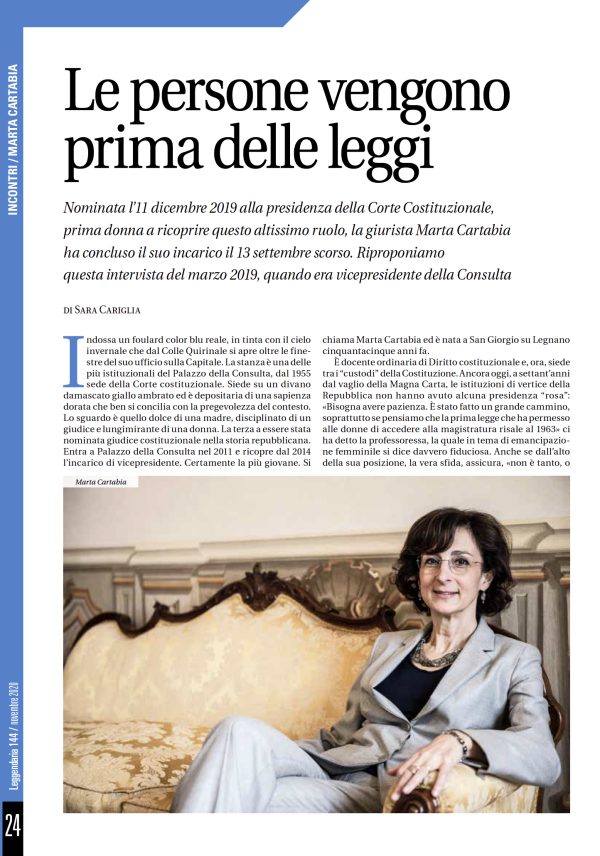 Leggendaria 144 - Sara Cariglia