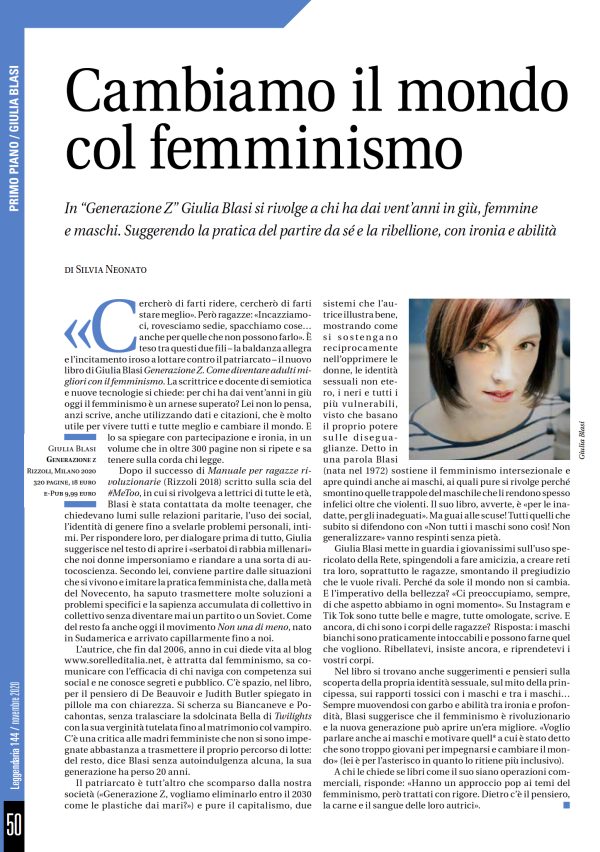 Leggendaria 144 - Silvia Neonato su Giulia Blasi