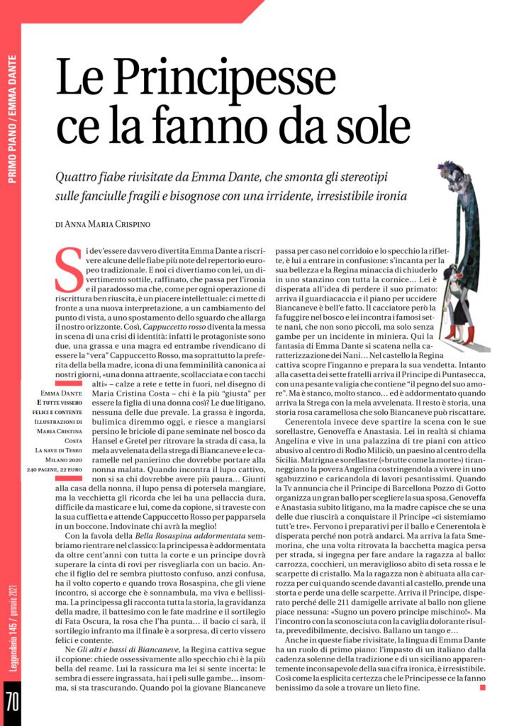 Leggendaria 145 | Anna Maria Crispino su Emma Dante