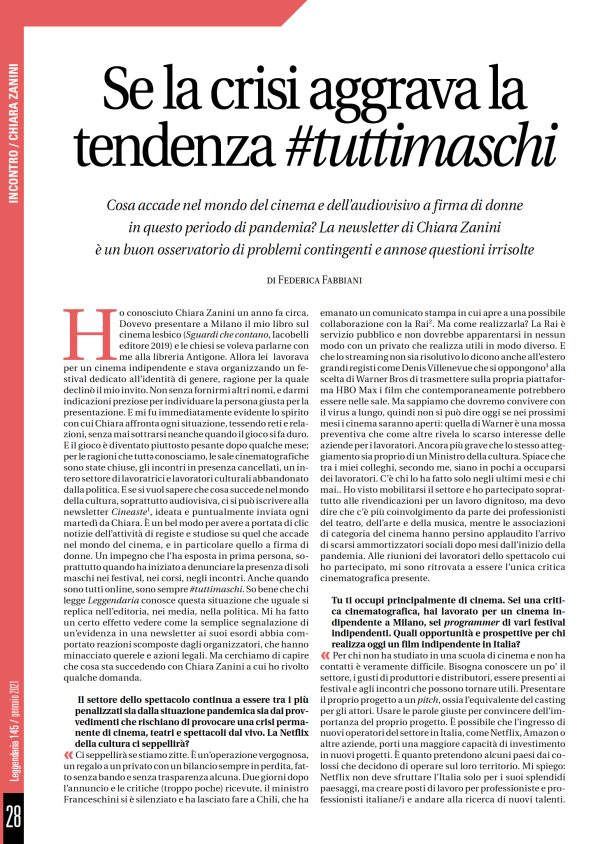Leggendaria 145 | Federica Fabbiani intervista Chiara Zanini