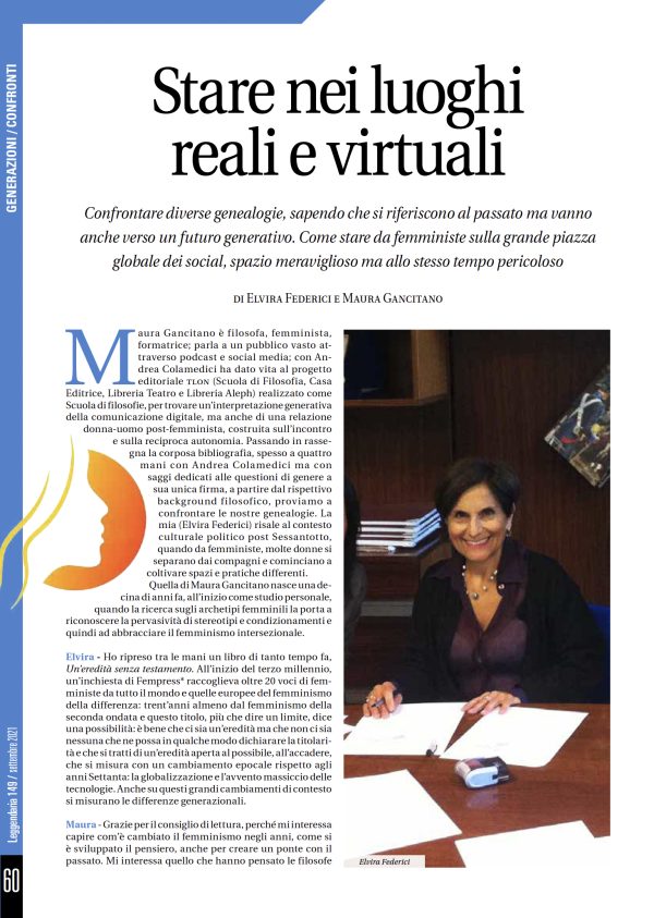 Leggendaria 149 - Elvira Federici e Maura Gancitano