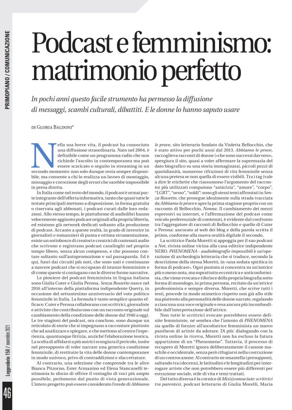 Leggendaria 150 - Gloria Baldoni