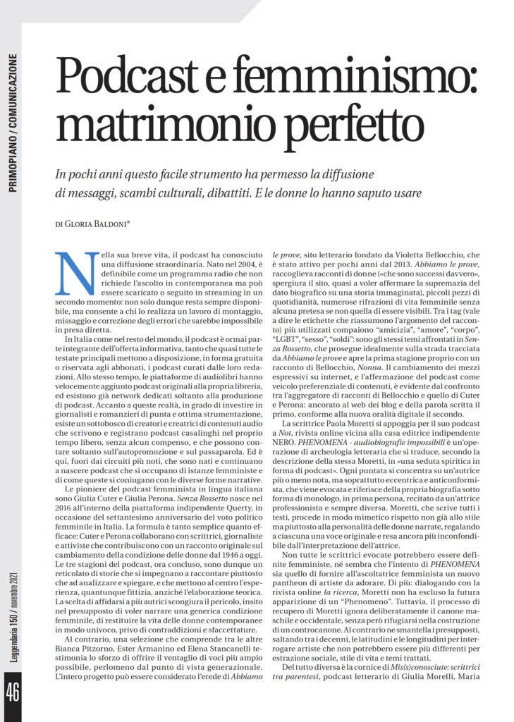 Leggendaria 150 - Gloria Baldoni