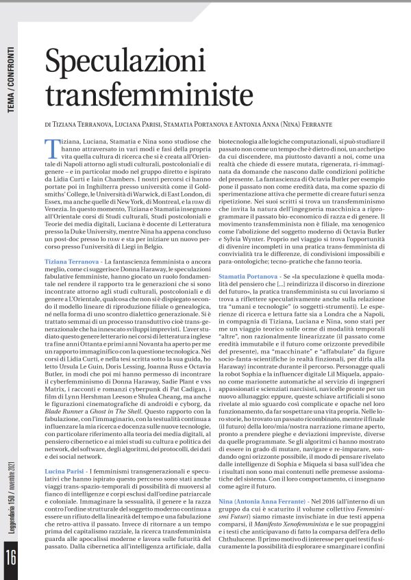 Leggendaria 150 - Speculazioni transfemministe