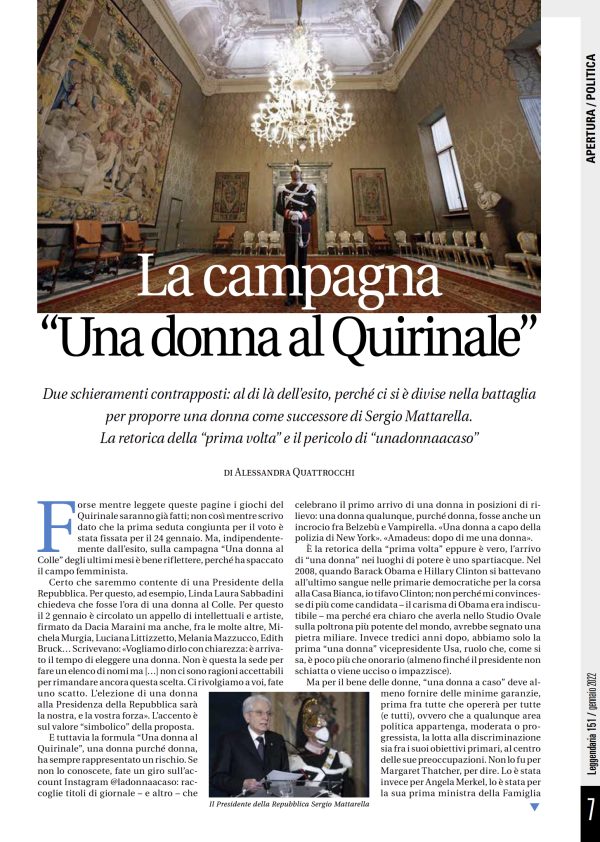 Leggendaria 151- Alessandra Quattrocchi