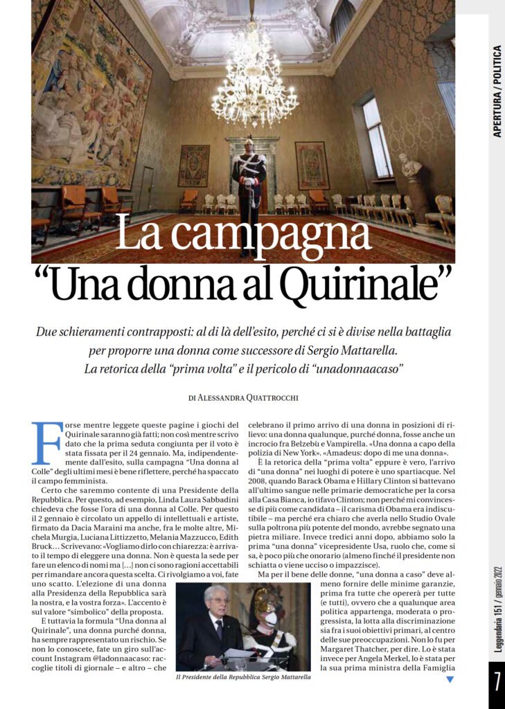 Leggendaria 151- Alessandra Quattrocchi