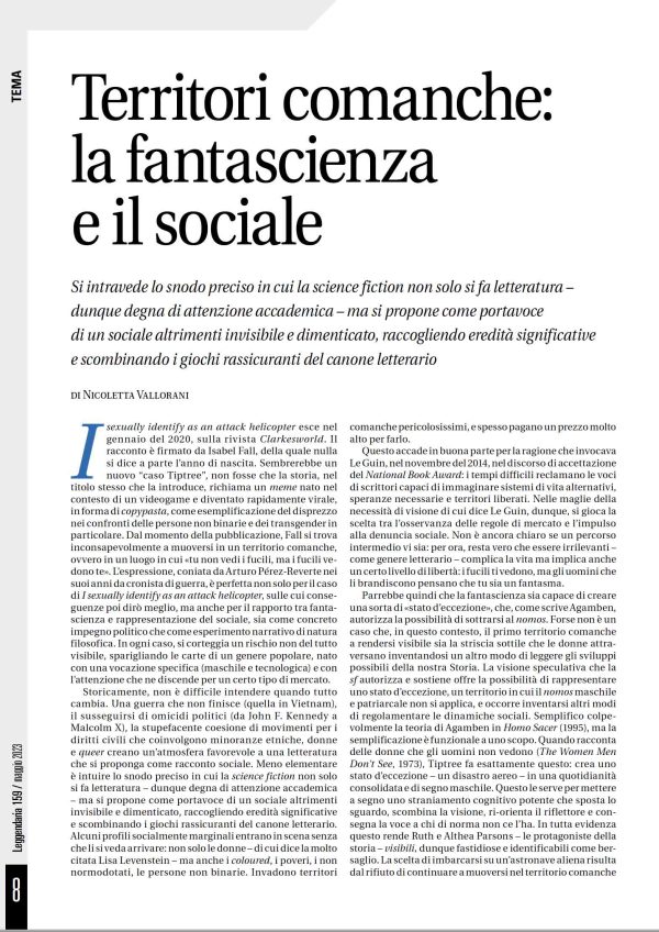 Leggendaria 159 - Nicoletta Vallorani