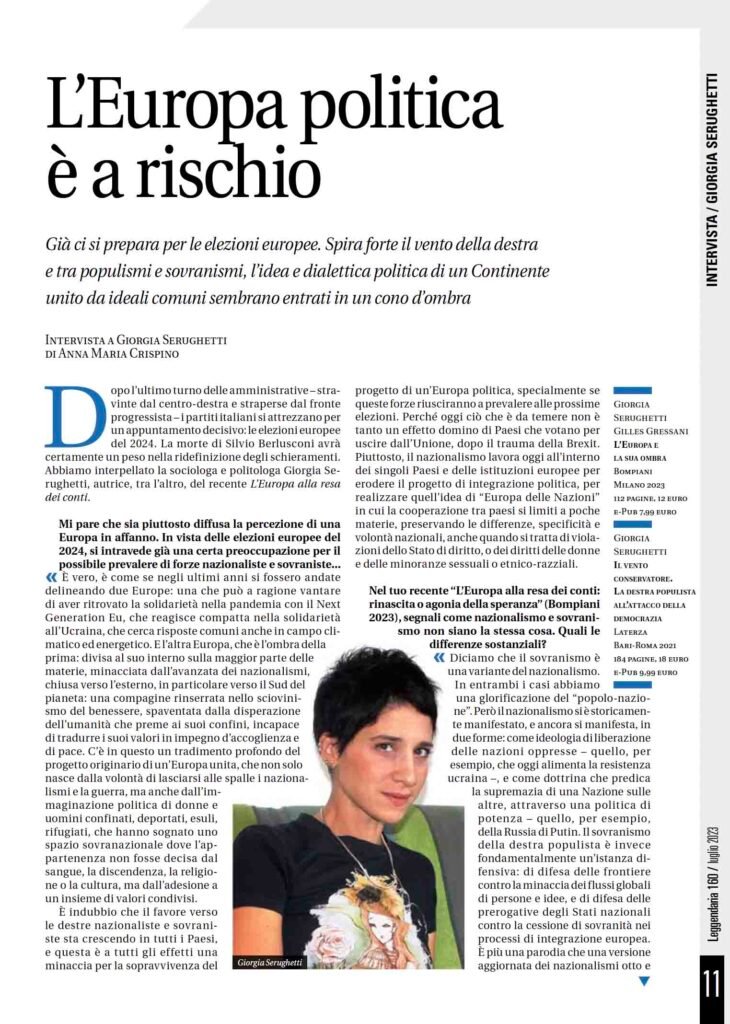Leggendaria 160 - Anna Maria Crispino e Giorgia Serughetti