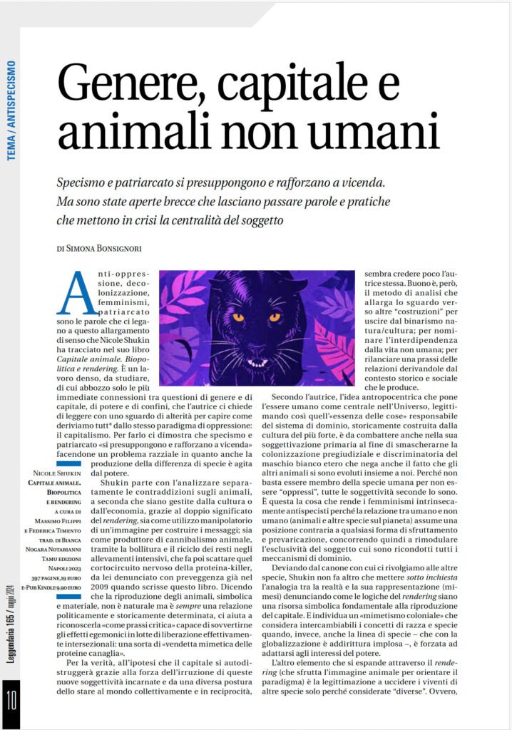 Leggendaria 165 - Rivoluzione antispecista