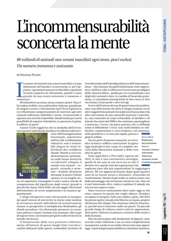 Leggendaria 165 - Rivoluzione antispecista