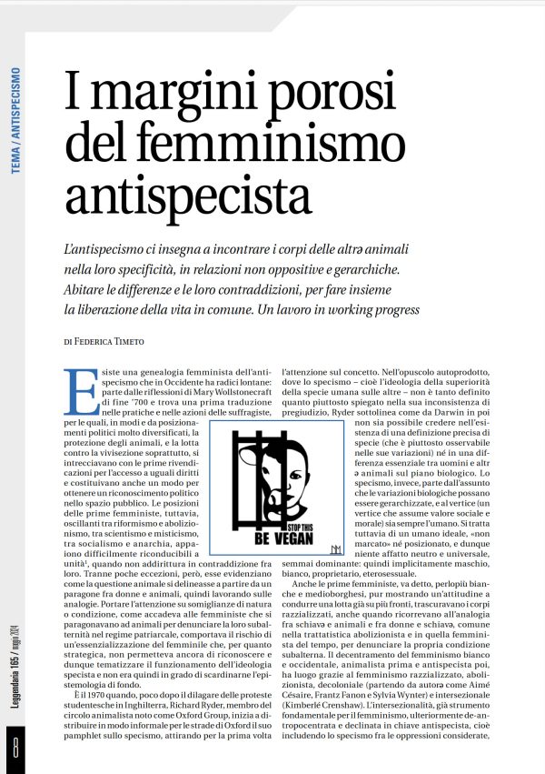 Leggendaria 165 - Rivoluzione antispecista