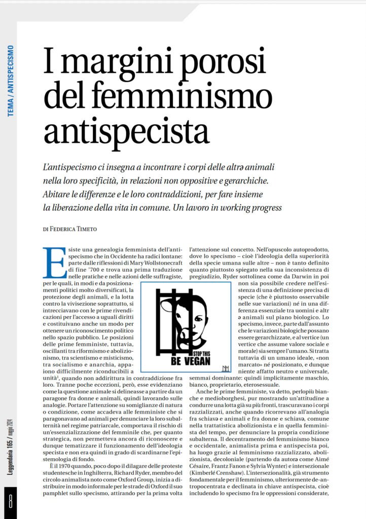 Leggendaria 165 - Rivoluzione antispecista