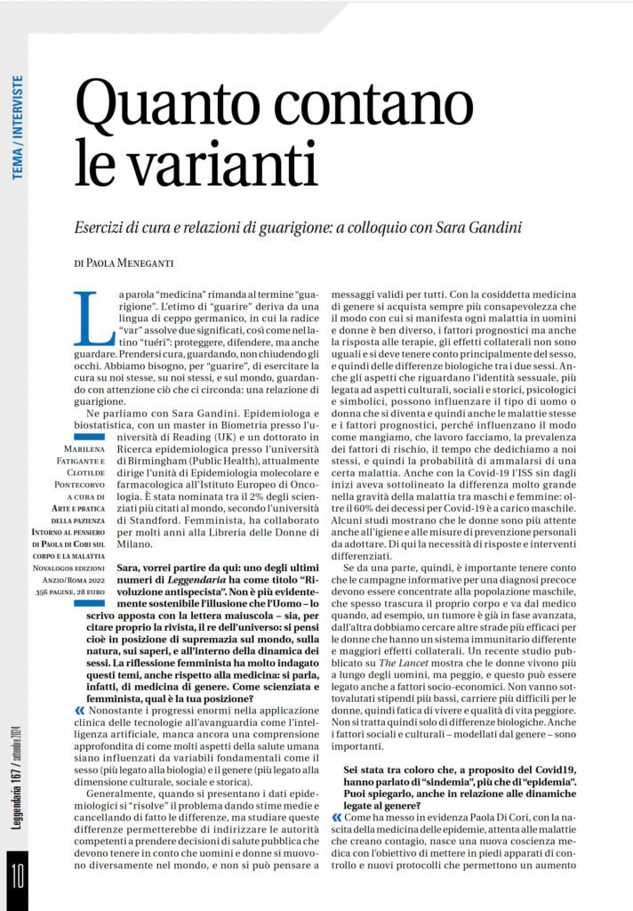 Leggendaria 167 - Genere e medicina