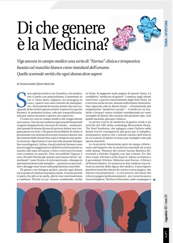 Leggendaria 167 - Genere e medicina