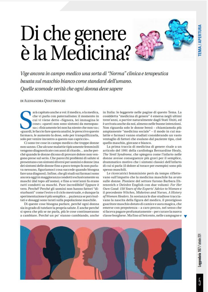 Leggendaria 167 - Genere e medicina
