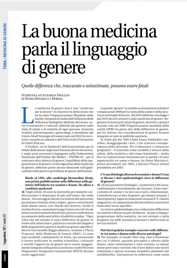 Leggendaria 167 - Genere e medicina