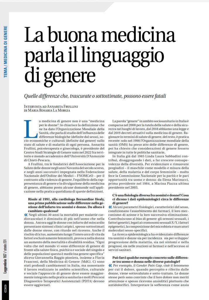 Leggendaria 167 - Genere e medicina