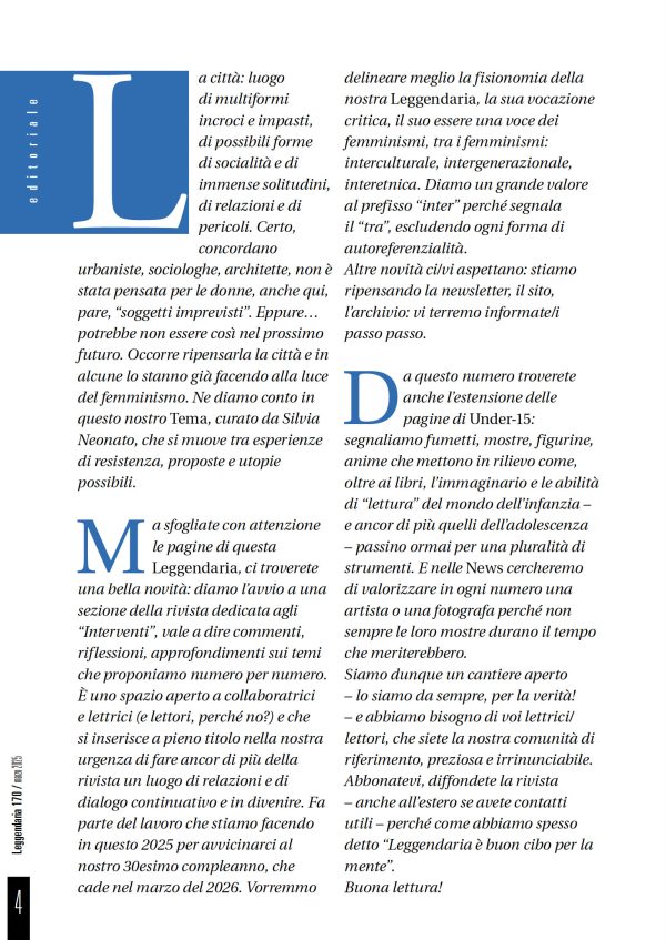 Leggendaria 170 - La città