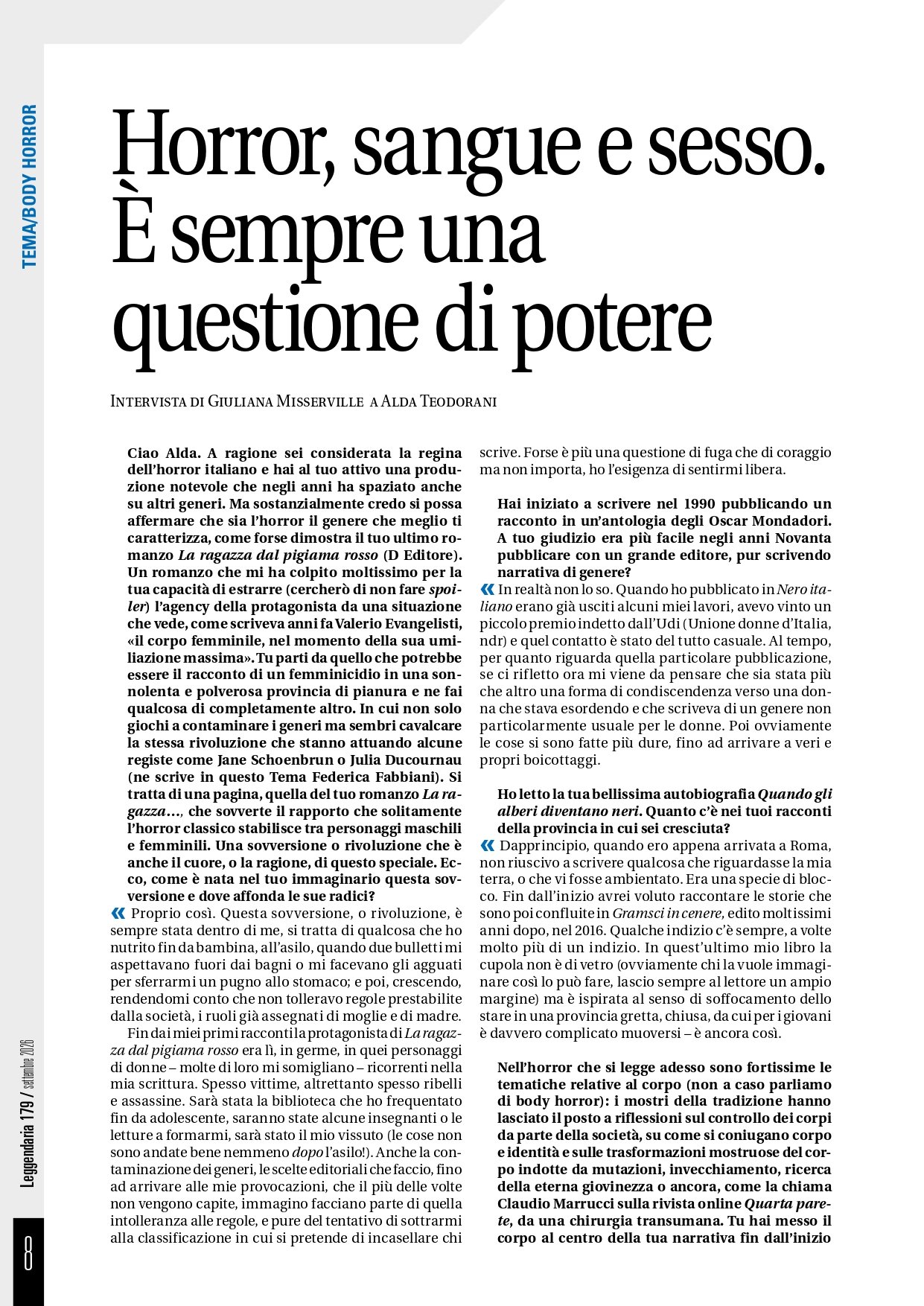 LEGGENDARIA N. 179 | settembre 2026 - immagine 3